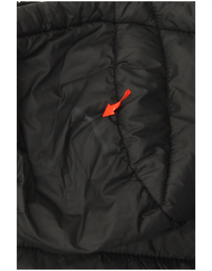 Superdry muška podstavljena jakna s kapuljačom UK 38 Srednje crni najlon