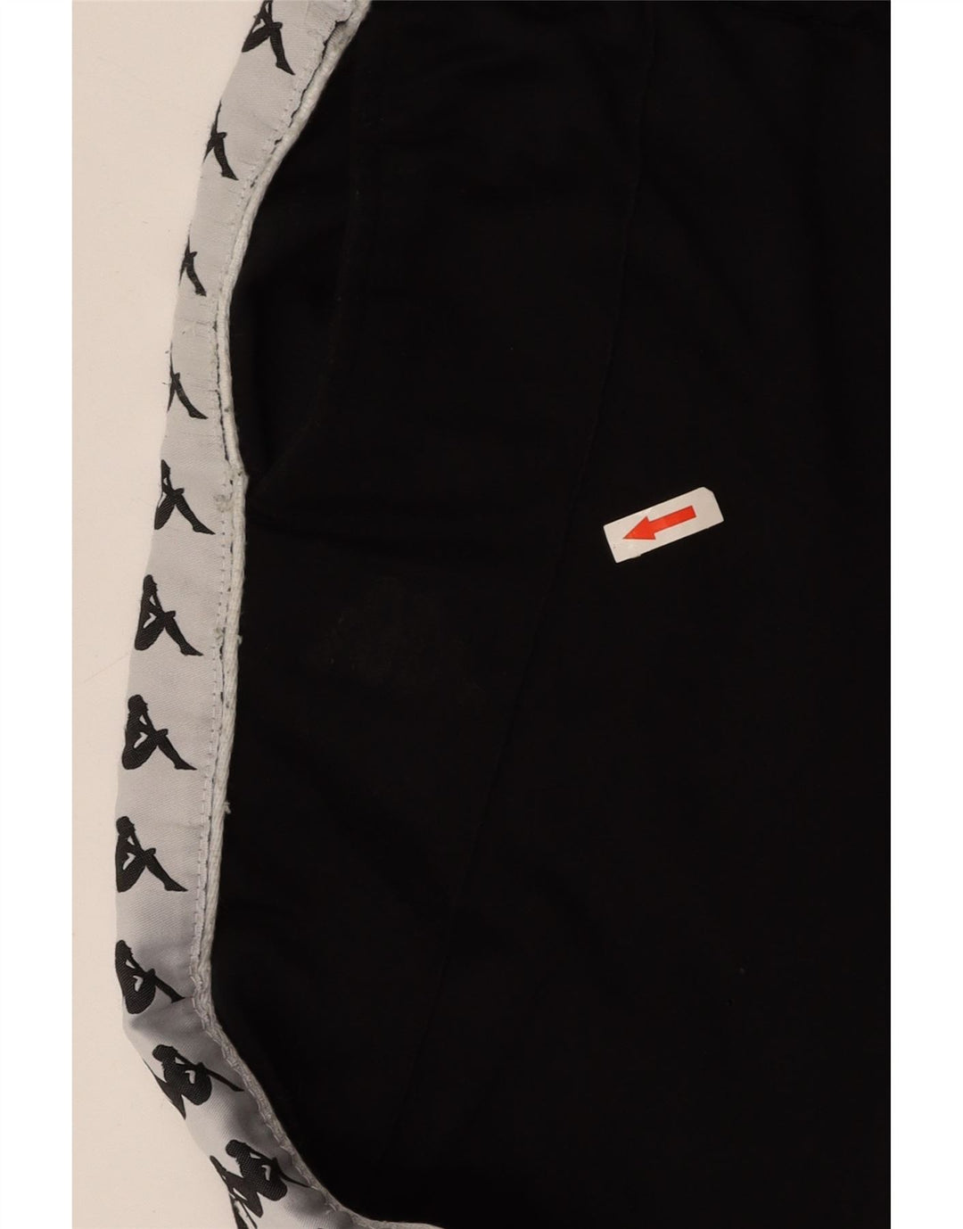 KAPPA Ženske Graphic Trenirke Hlače UK 8 Small Black Colourblock