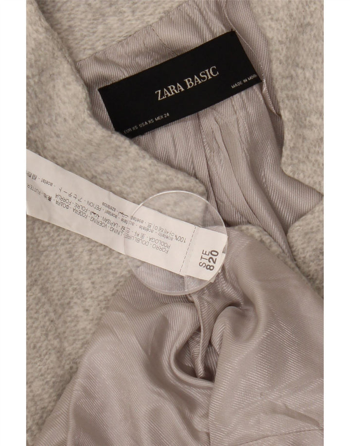 Zara ženski otvoreni kaput UK 6 XS sivi acetat