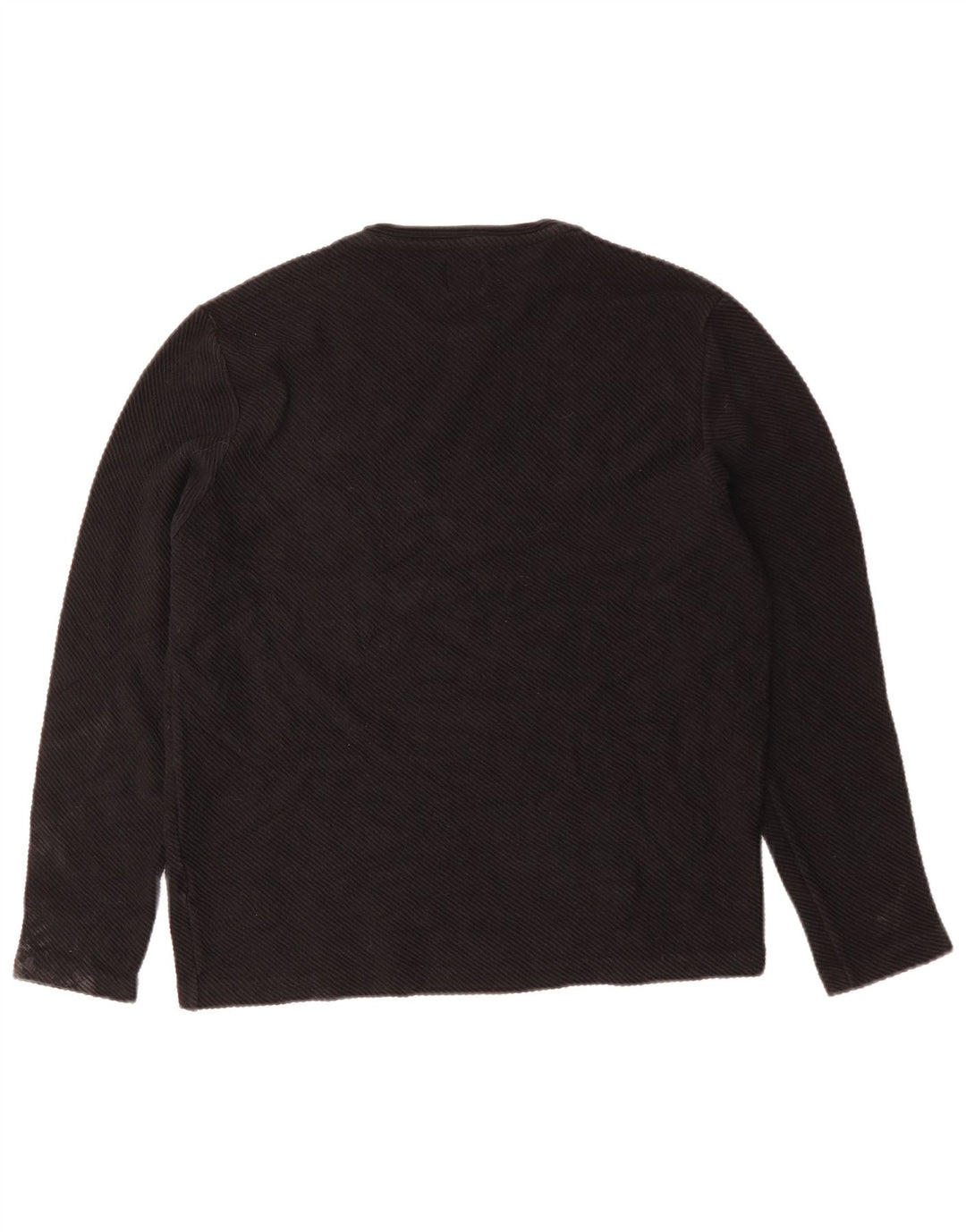 ZARA ženska majica dugih rukava UK 14 Veliki crni pamuk