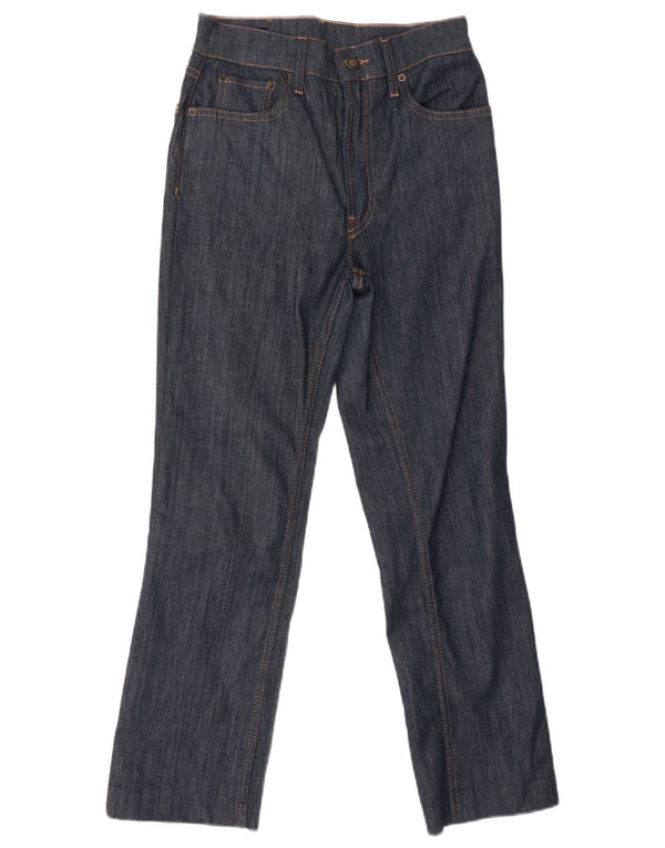 Zara ženske ravne traperice visokog struka EU 34 2XS W24 L26 tamnoplave