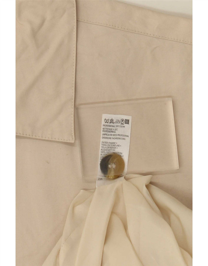 Marks & Spencer ženski trenč kaput UK 16 Large Beige Cotton Classic