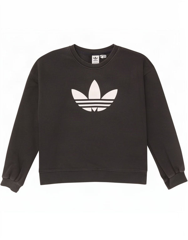Adidas ženska majica s motivom prekomjerne majice UK 16 veliki crni pamuk