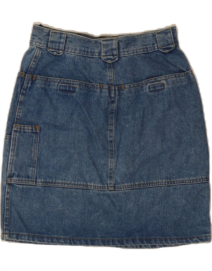 BENETTON Womens Denim Skirt W28 Medium Blue Cotton Vintage Benetton and Second-Hand Benetton from Messina Hembry 