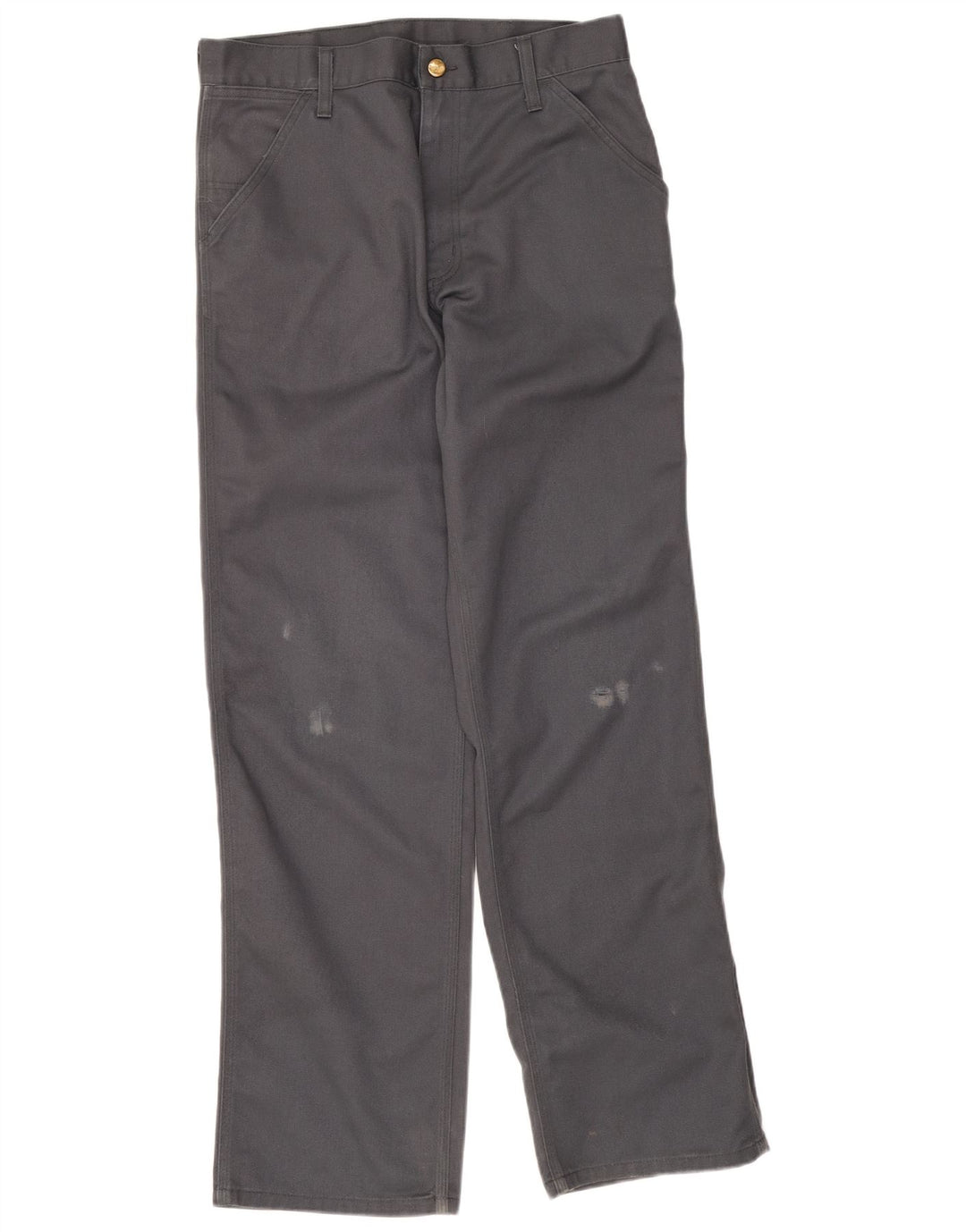 Carhartt muške ravne chino hlače W30 L34 sivi poliester