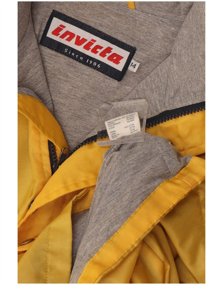 Ženska vjetrovka Invicta Graphic Jakna UK 14 Veliki žuti poliamid