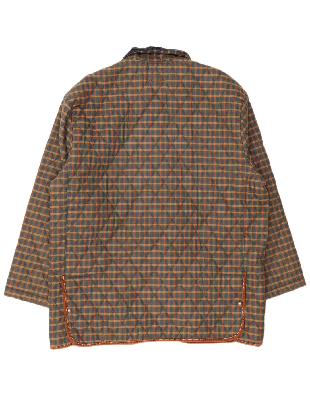 Derby Saddlery muška prošivena jakna UK 42 XL višebojni karirani poliester
