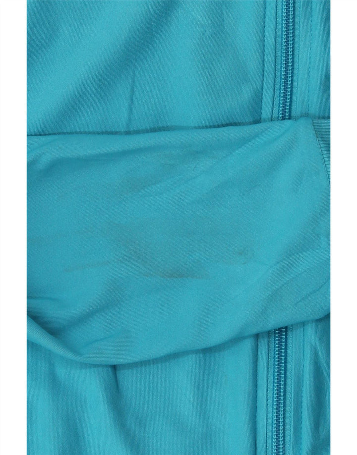 NIKE ženska gornja jakna Dri Fit trenirke UK 8/10 mali plavi poliester