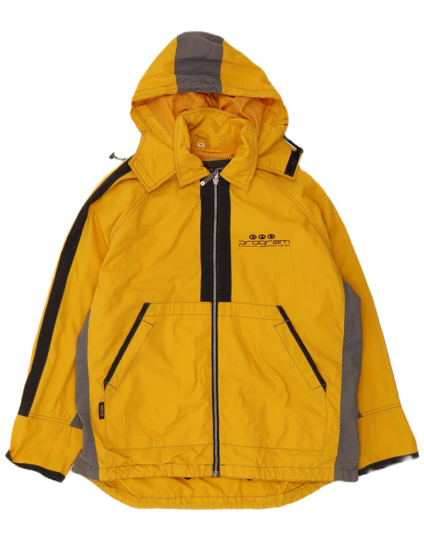 Brugi muška kišna jakna s kapuljačom IT 50 Large Yellow Colourblock Pamuk
