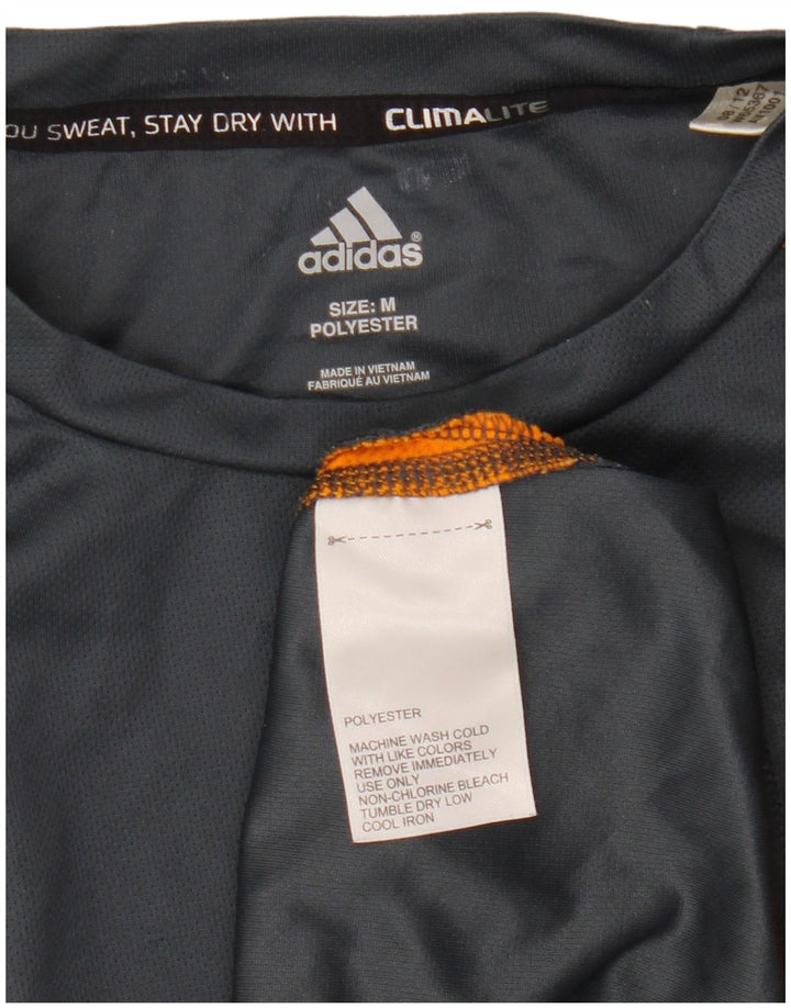 Adidas muška Climalite majica kratkih rukava Srednje sivi Colourblock poliester