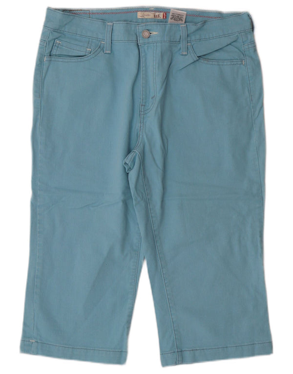 Levi's ženske 515 Capri traperice US 12 Large W34 Blue Cotton Classic
