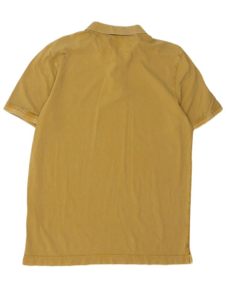 Camel Active muška sirovo obojena polo majica, veliki žuti pamuk