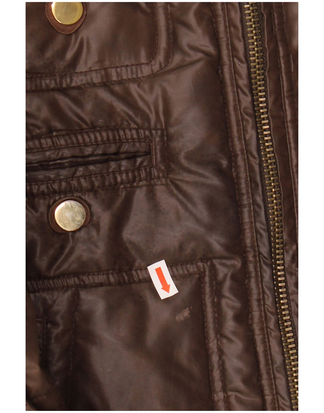 Fay ženska podstavljena jakna UK 10 Small Brown Polyamide