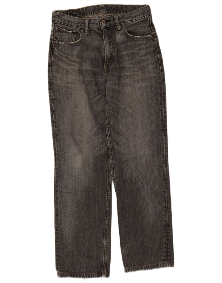 Levi's muške 502 sužene traperice W31 L30 sivi pamuk