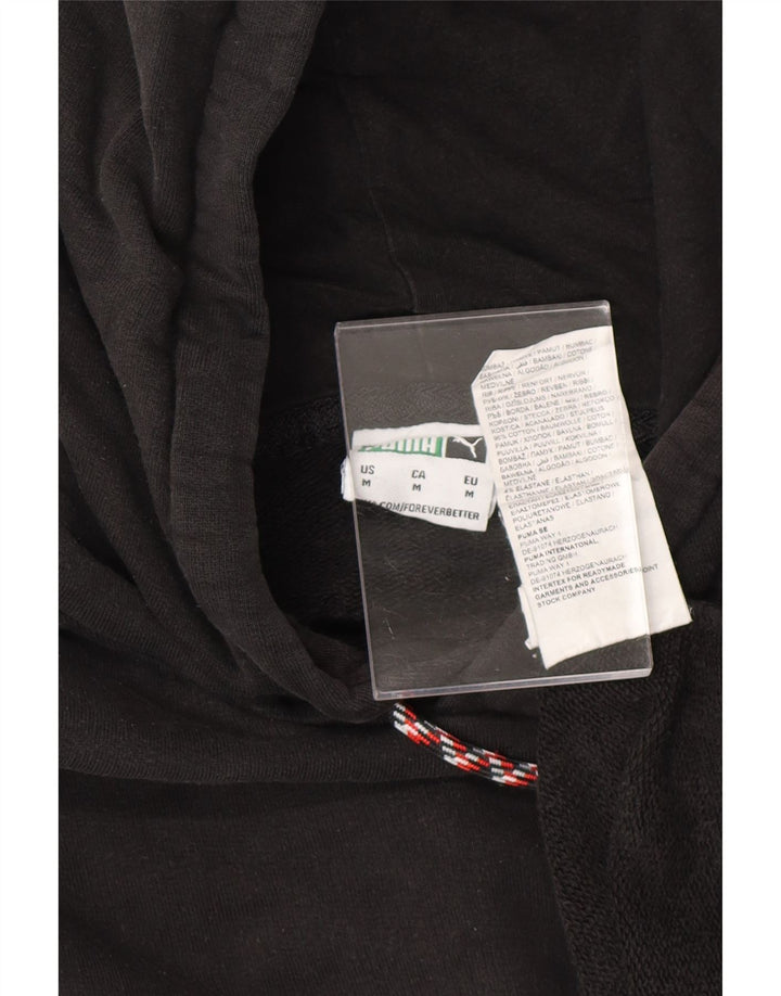 PUMA muška majica s kapuljačom srednje crne boje, pamuk