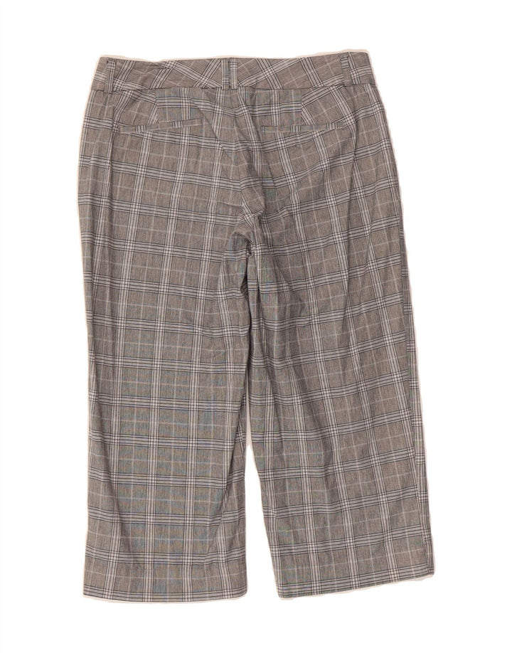 DOCKERS Womens Curvy Mid Rise Capri Trousers US 6 Medium W30 L20 Grey Vintage Dockers and Second-Hand Dockers from Messina Hembry 
