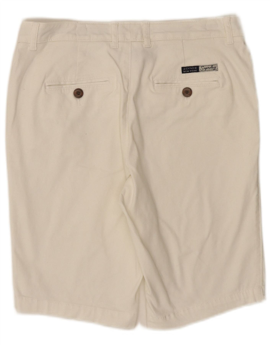 Superdry ženske obične chino kratke hlače UK 10 male W30 bijele
