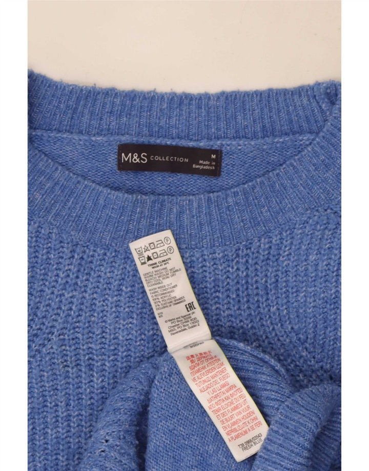 Marks & Spencer ženski pulover s okruglim izrezom UK 14 srednje plava