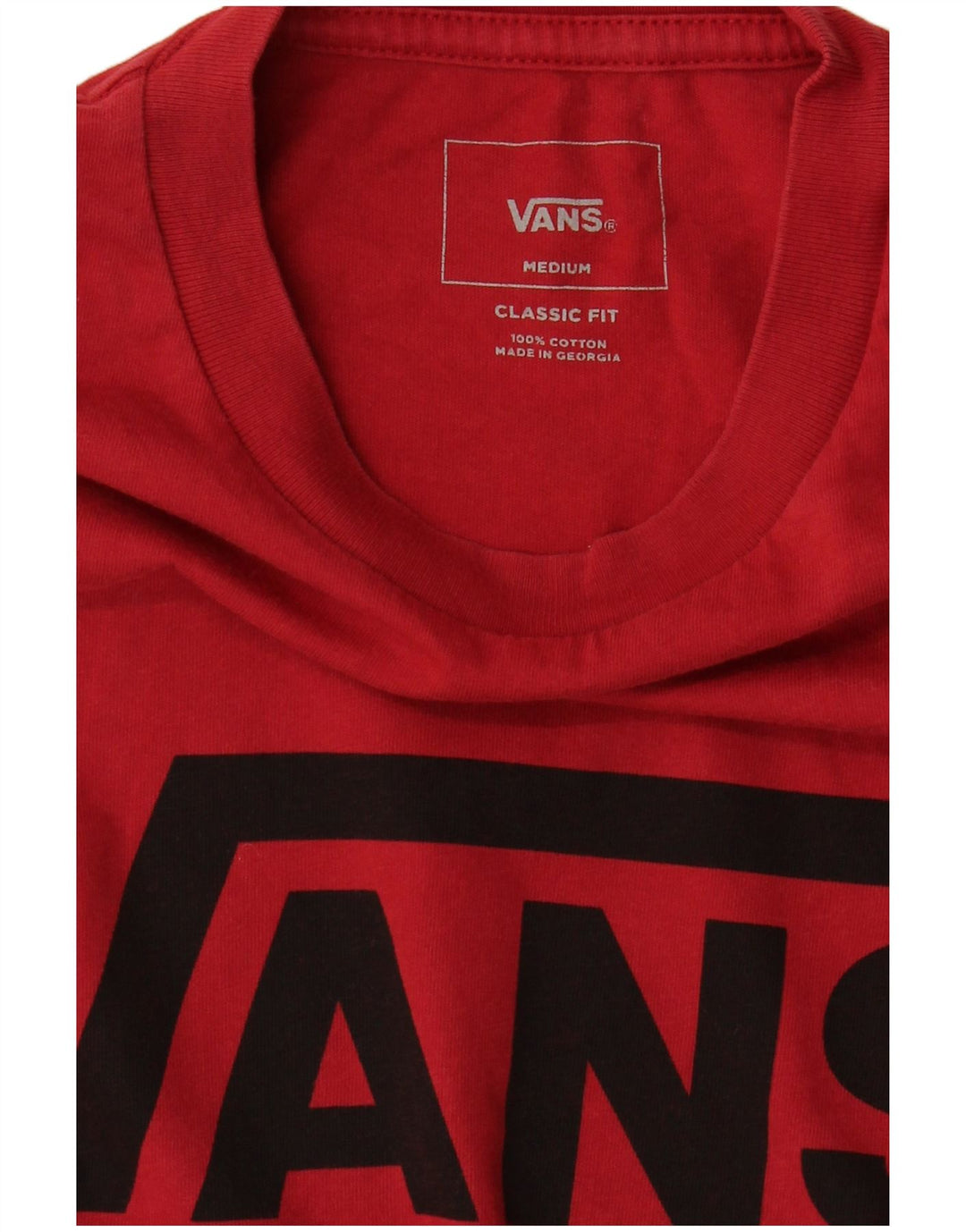 Vans muška klasična majica kratkih rukava, srednji crveni pamuk
