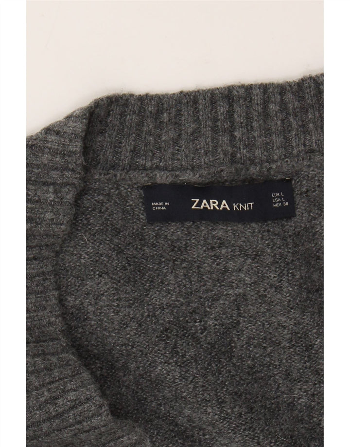 Preveliki ženski kardigan pulover Zara UK 16 Large Grey