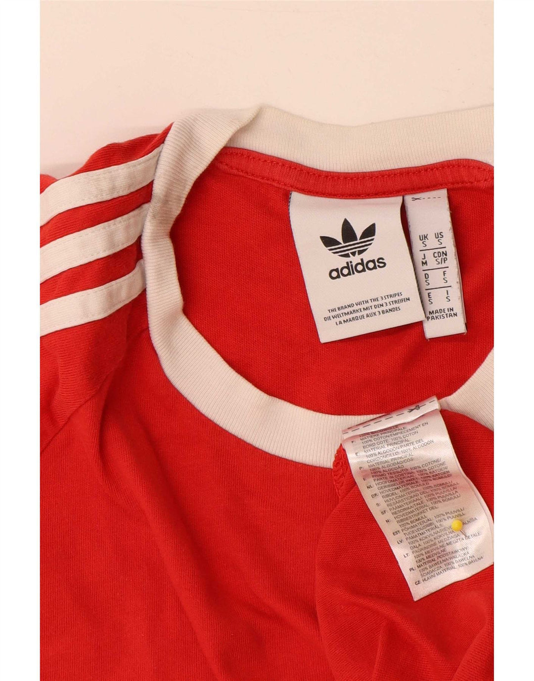 Adidas muška majica kratkih rukava mala crvena pamuk