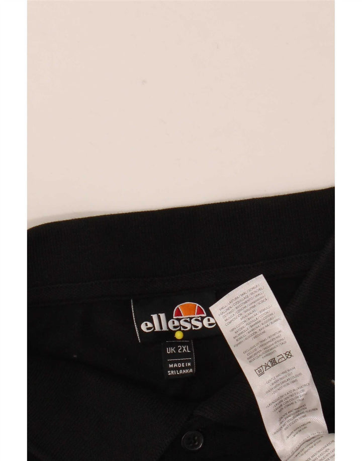 Ellesse muška polo majica 2XL crni pamuk