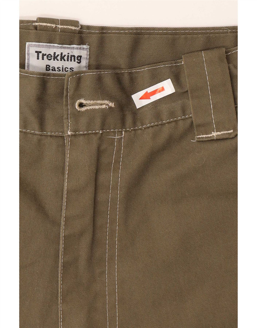 Basics Muške kratke hlače Cargo XL W38 kaki poliester