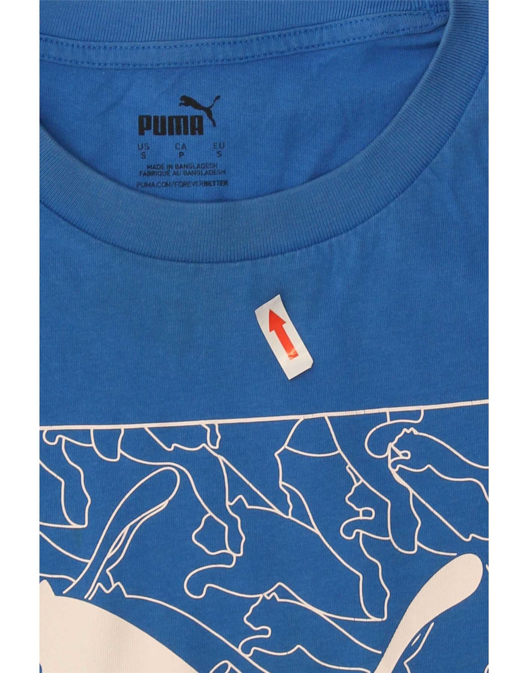 Puma plava muška majica s grafičkim motivima