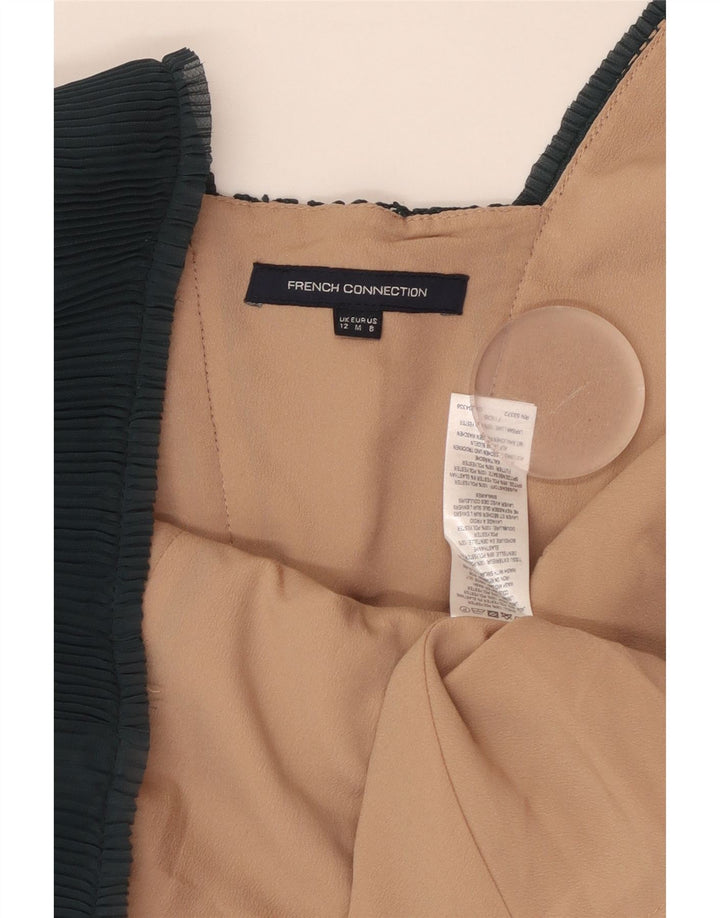 FRENCH CONNECTION Ženska haljina A-kroja bez rukava UK 12 Srednje zelena