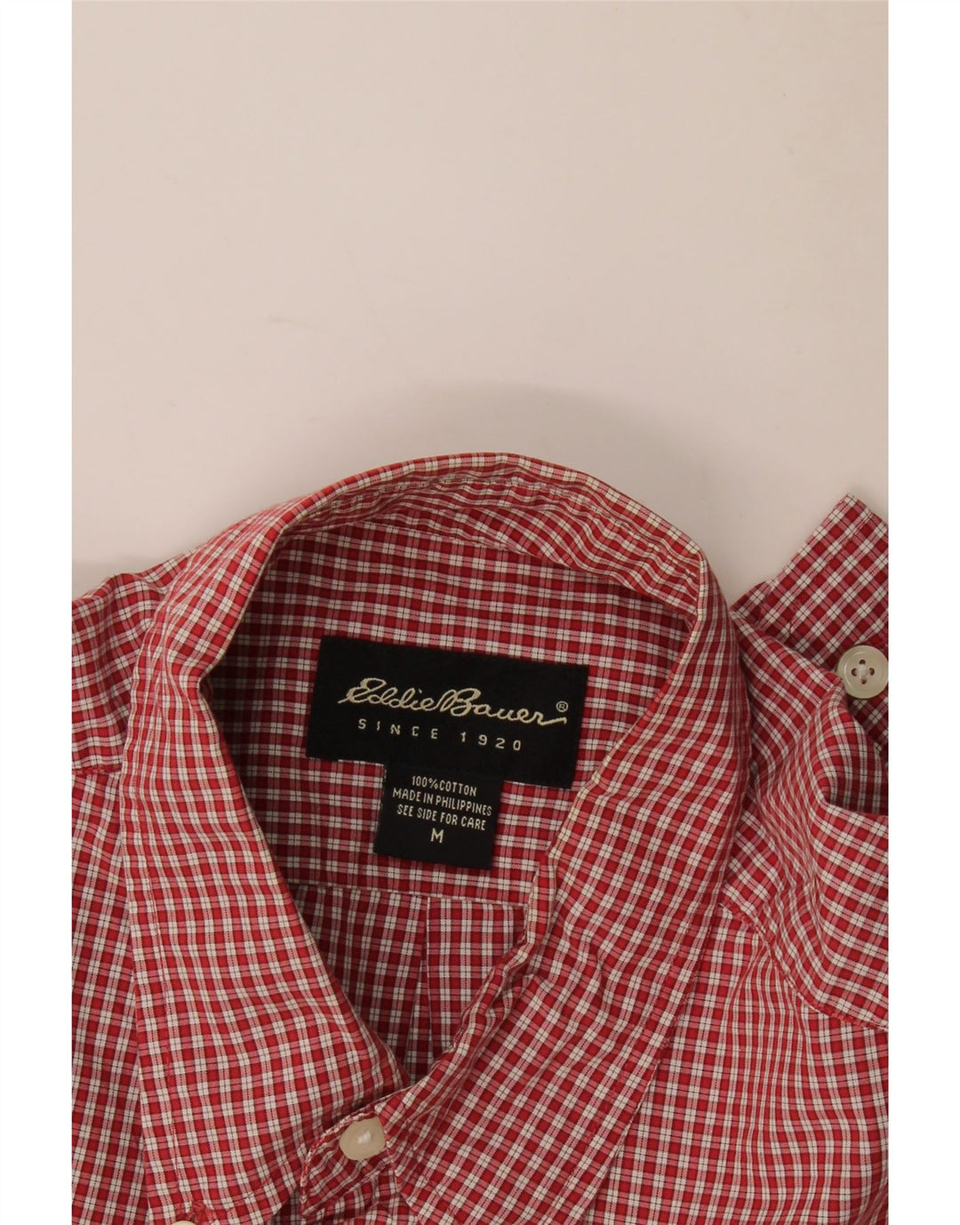 Eddie Bauer muška košulja srednje crvene karirane pamučne boje