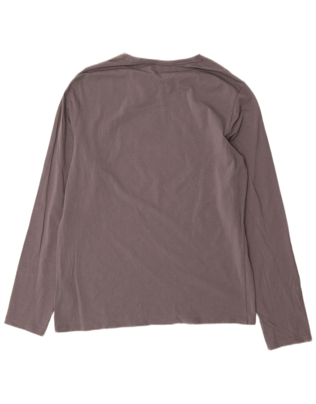 Guess Mens Graphic Top Long Sleeve UK 40 Medium Grey Cotton