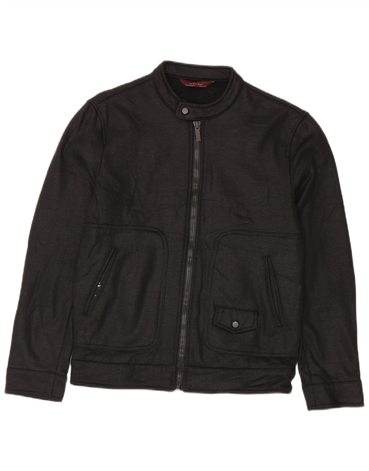 Zara muška bomber jakna UK 38 srednji crni poliester