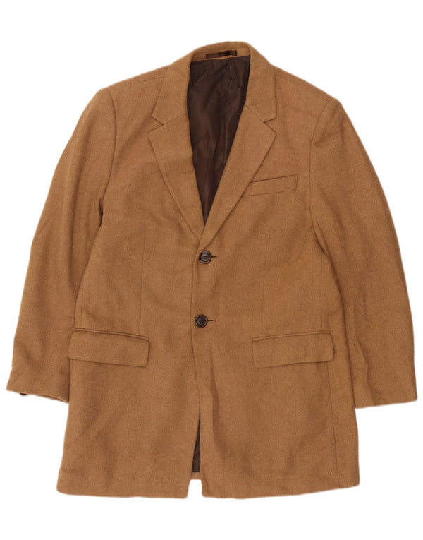 Marks & Spencer muška jakna sa 2 gumba UK 38 srednje smeđi poliester