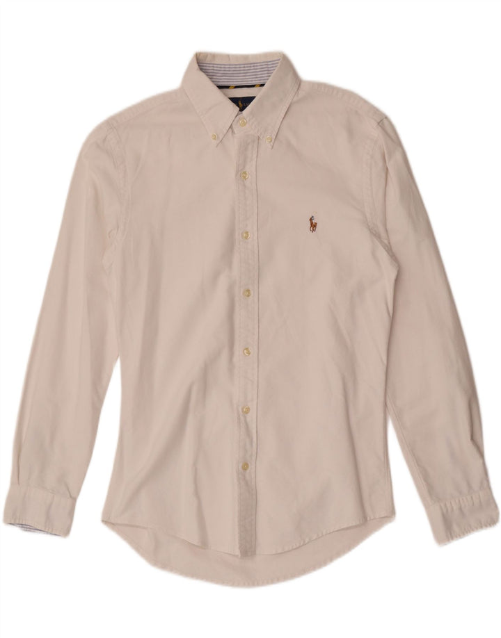 Ralph Lauren muška uska košulja srednje bijele boje