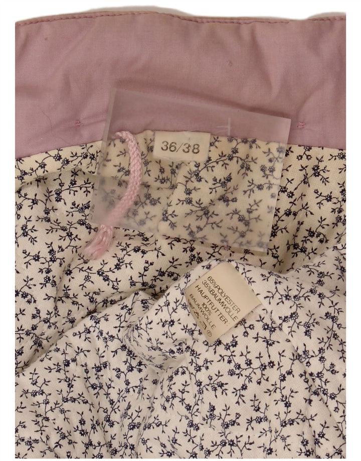 Vintage ženska prevelika vjetrovka kaput IT 36/38 XS ružičasti poliester