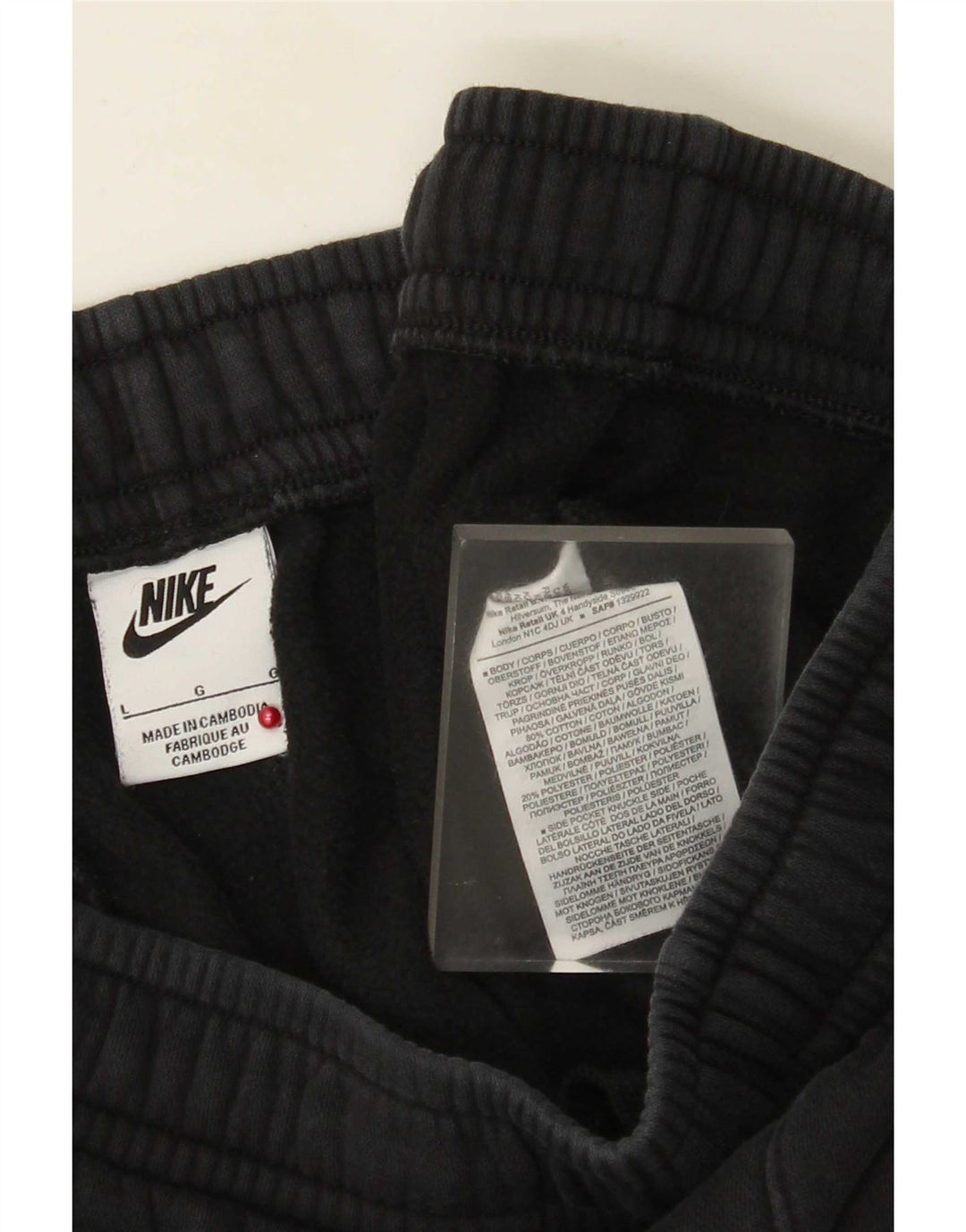 Nike Ženska trenirka Hlače Joggers Large Black Cotton