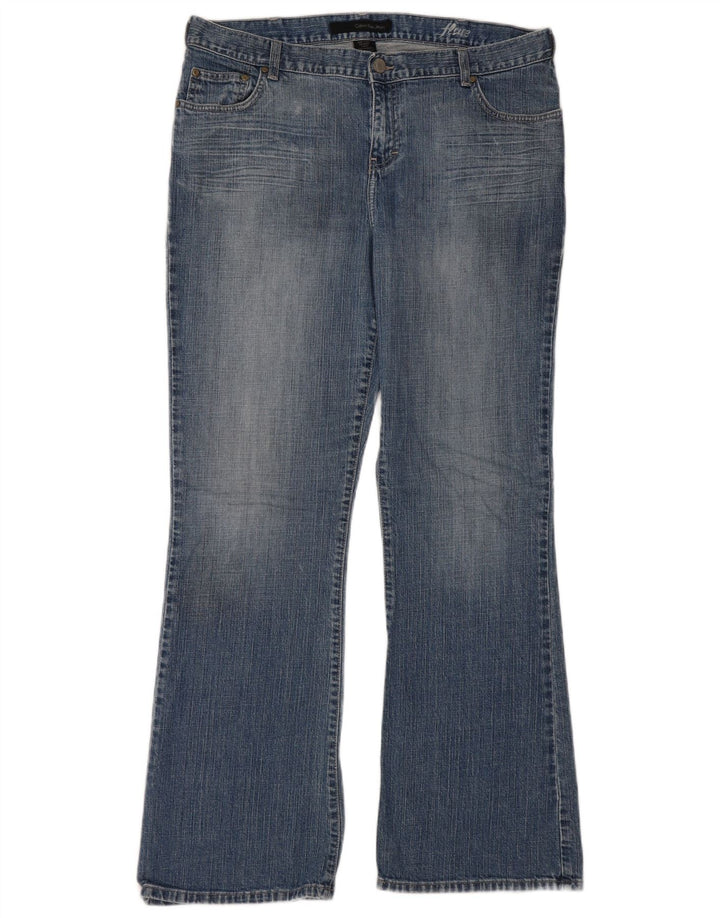 CALVIN KLEIN Ženske lepršave traperice US 16 XL W36 L32 Plavi pamuk