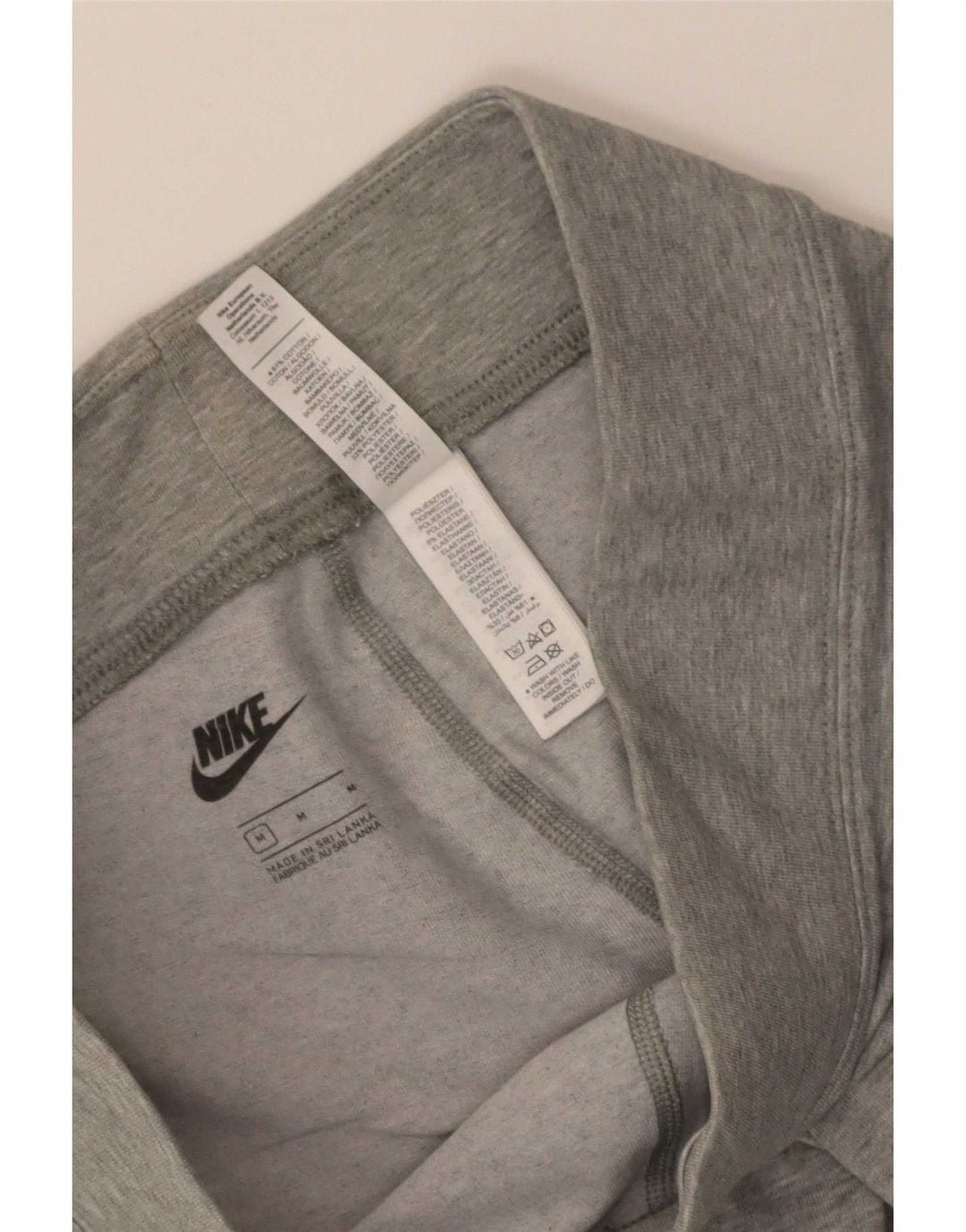 Nike ženske sportske kratke hlače UK 12 srednje sivi pamuk