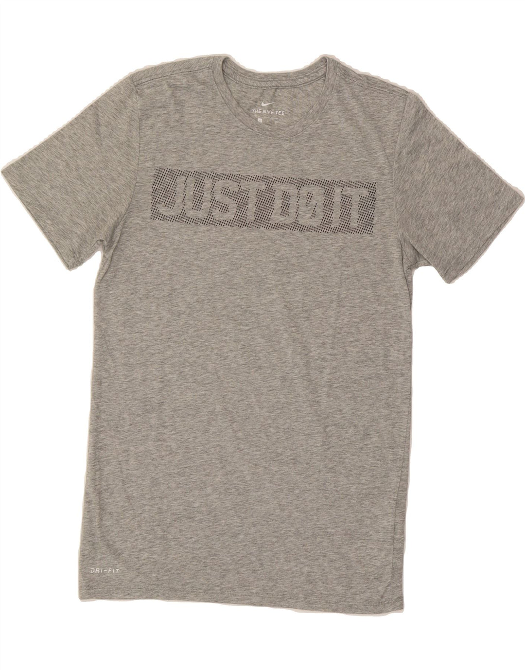 NIKE Mens Graphic T-Shirt Top Small Grey Polyester Vintage Nike and Second-Hand Nike from Messina Hembry 