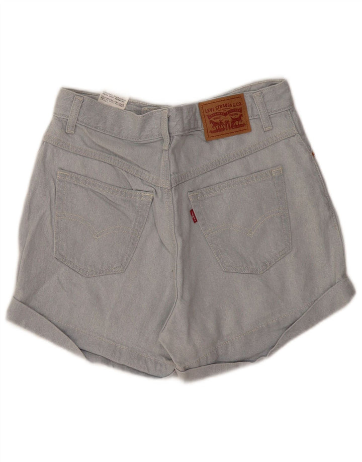 LEVI'S Ženske Mom traper kratke hlače W28 Srednje plavi pamuk