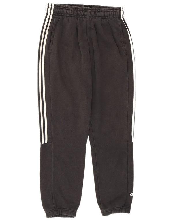 Adidas muške trenirke s grafičkim motivima, velike crne pamučne hlače