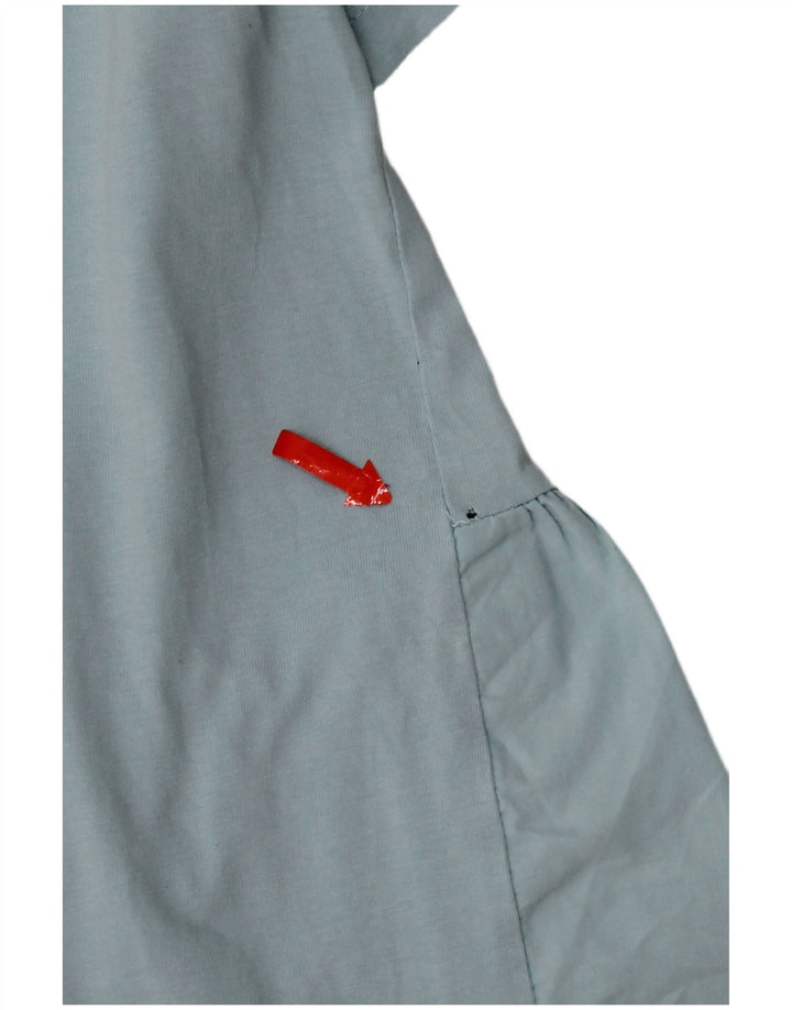 Zara ženski gornji dio bluze UK 12 Srednje plavi pamuk