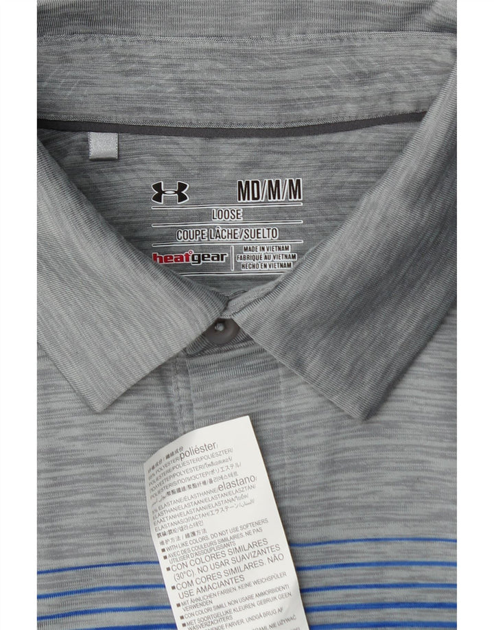 UNDER ARMOUR Muška polo majica Heat Gear srednje siva poliester