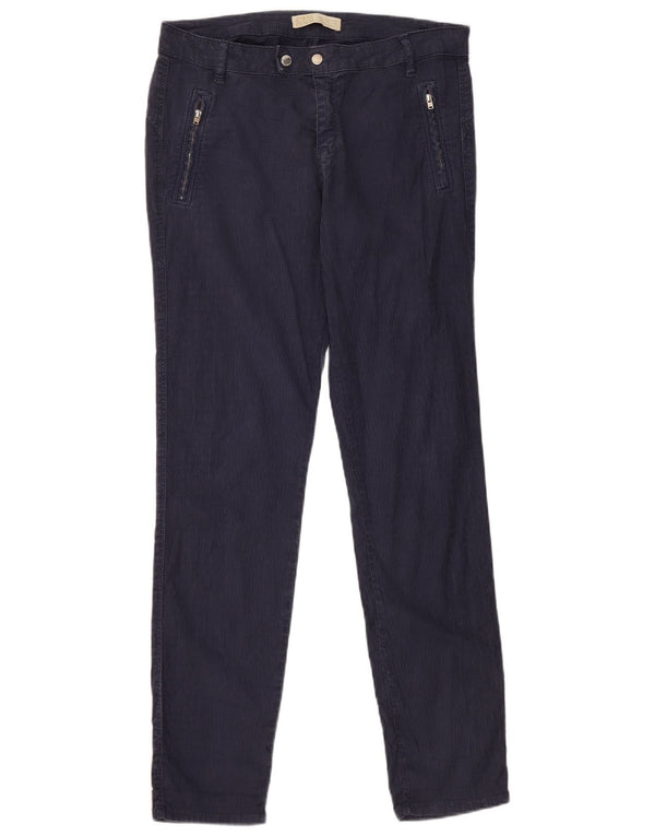 Zara ženske uske chino hlače EU 44 XL W34 L29 tamnoplave