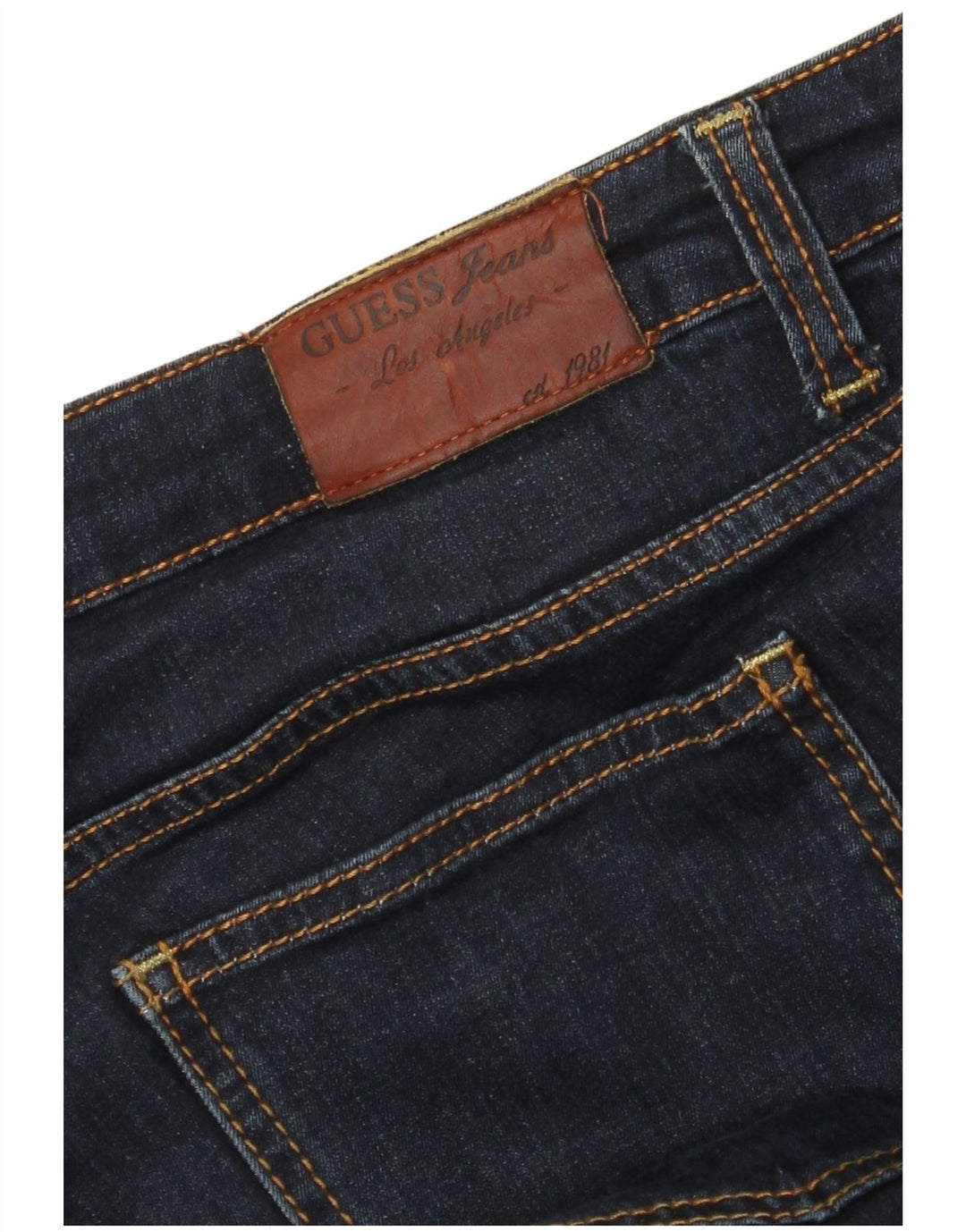 GUESS Womens Skinny Jeans W30 L32 Navy Blue