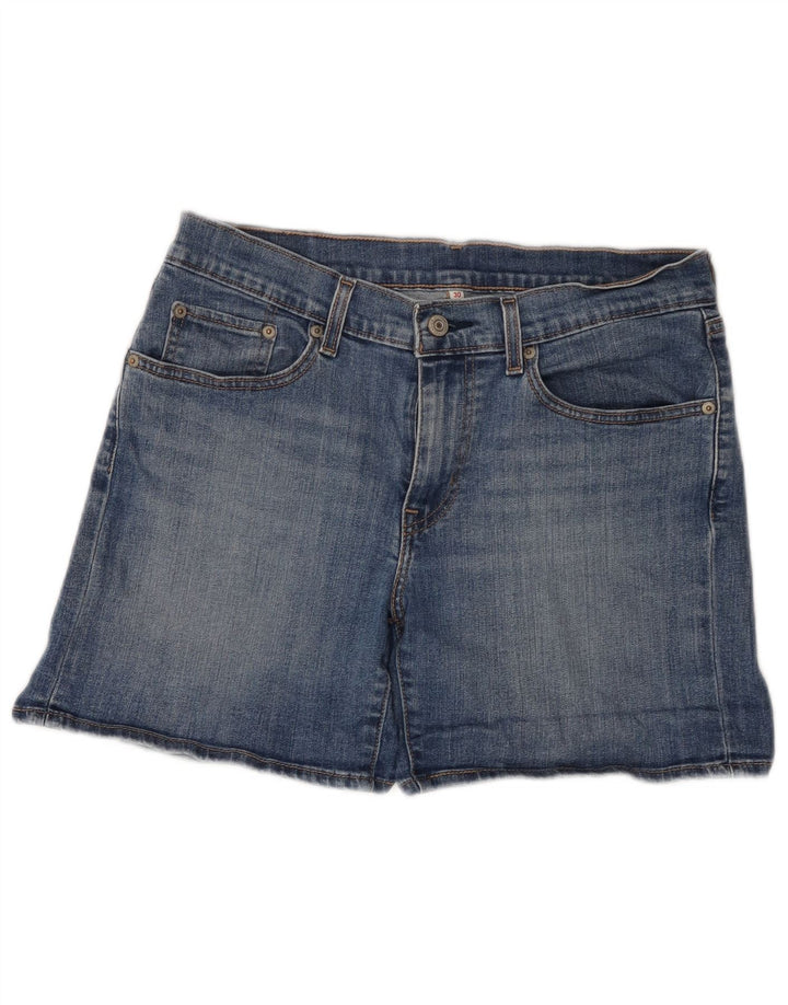 Levi's ženske traper kratke hlače W30 srednje plavi pamuk