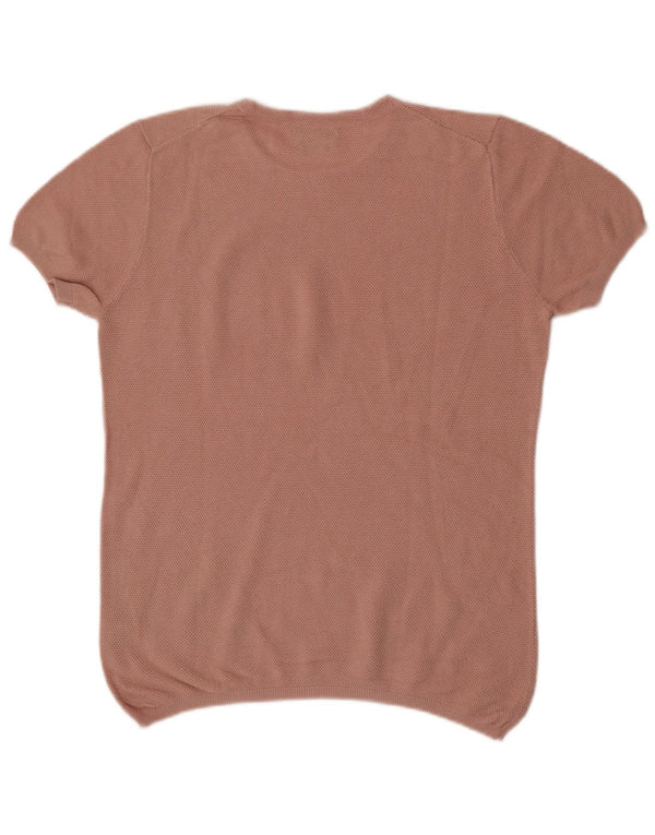 Massimo Dutti gornji dio ženske bluze UK 16 Large Pink Cotton