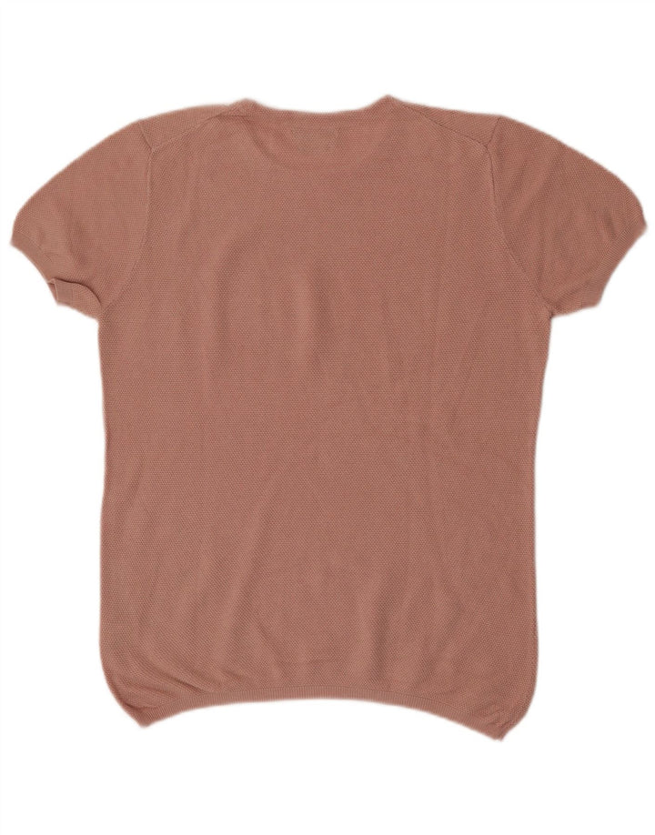 Massimo Dutti gornji dio ženske bluze UK 16 Large Pink Cotton