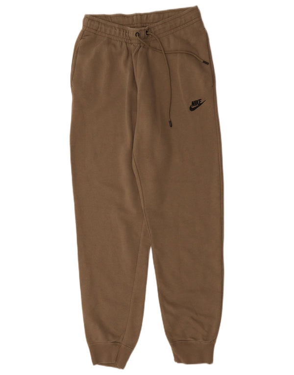 Nike Ženska trenirka Hlače Joggers UK 8 Small Brown Cotton