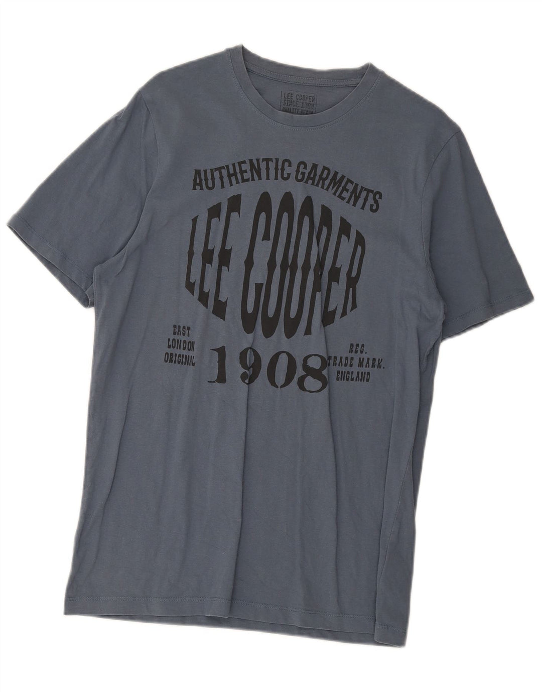 Lee Cooper muška grafička majica s kratkim rukavima XL, plavi pamuk